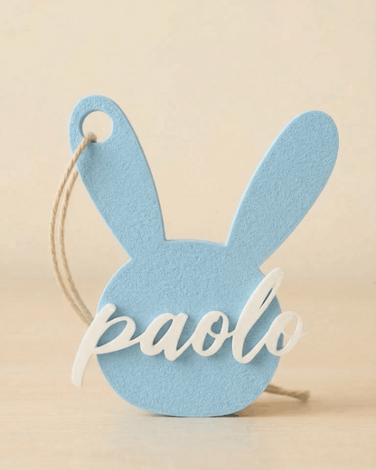Coniglietto Personalizzato per Uovo di Pasqua