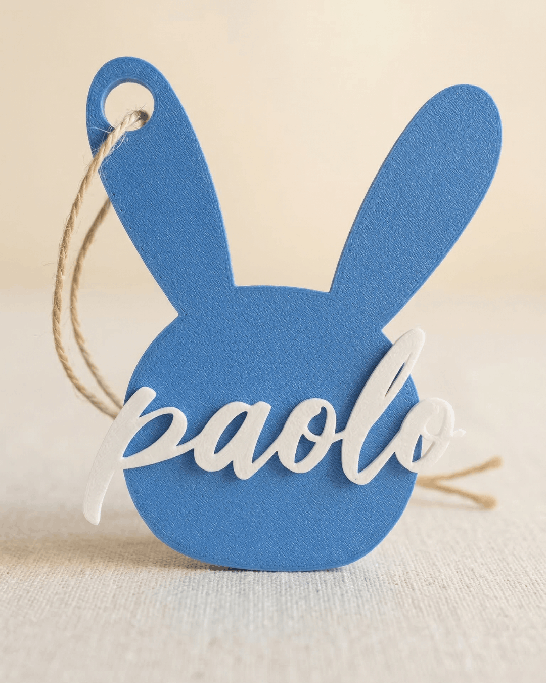 Coniglietto Personalizzato per Uovo di Pasqua