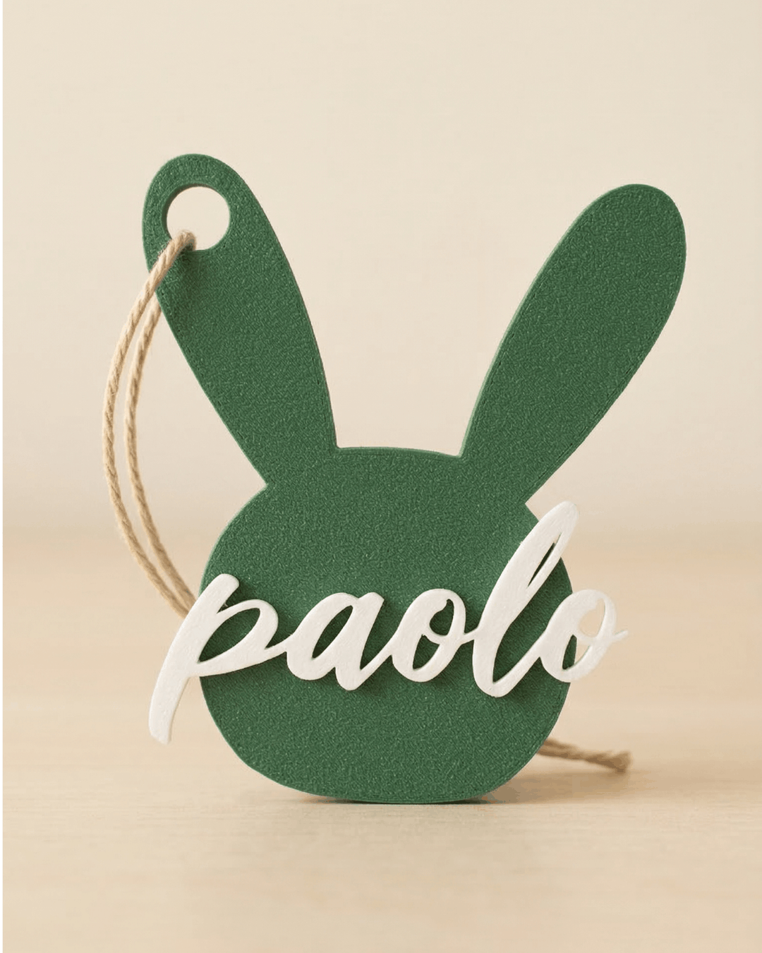 Coniglietto Personalizzato per Uovo di Pasqua