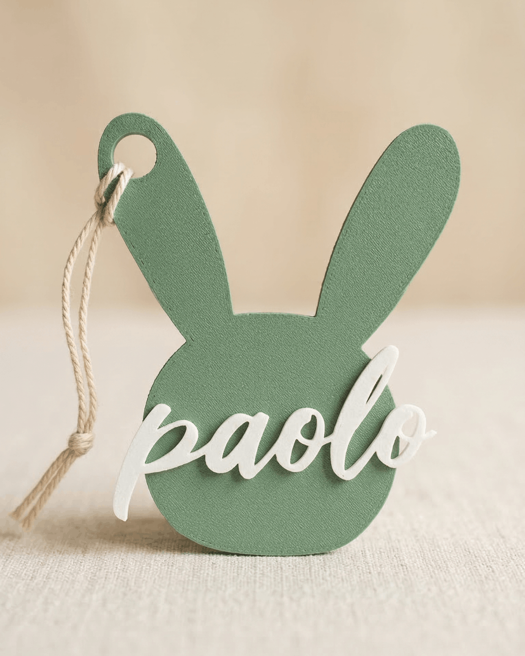 Coniglietto Personalizzato per Uovo di Pasqua