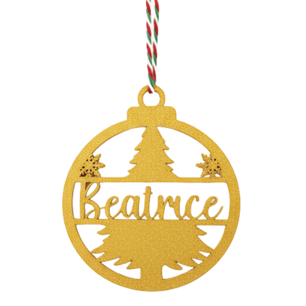 Pallina di Natale con Nome – Albero Magico