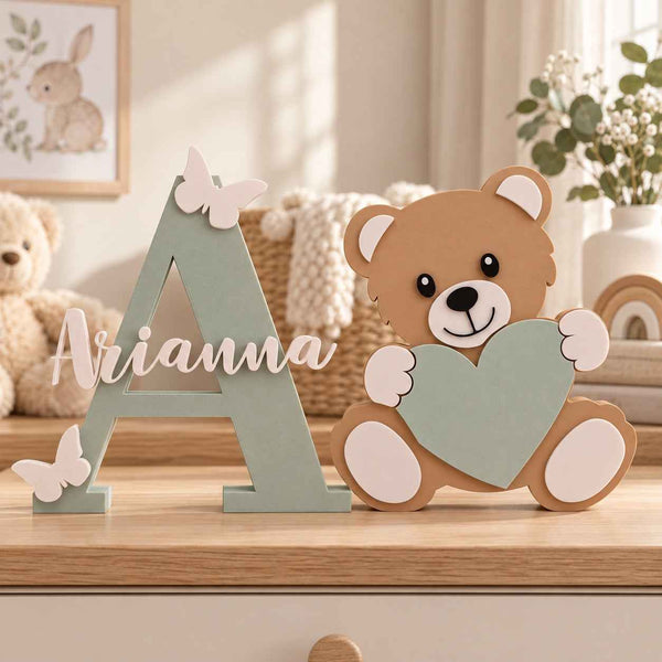 Orsetto con Cuore – Decorazione per Cameretta