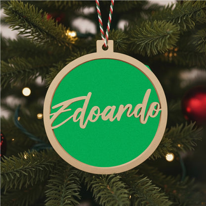 Pallina di Natale con Nome