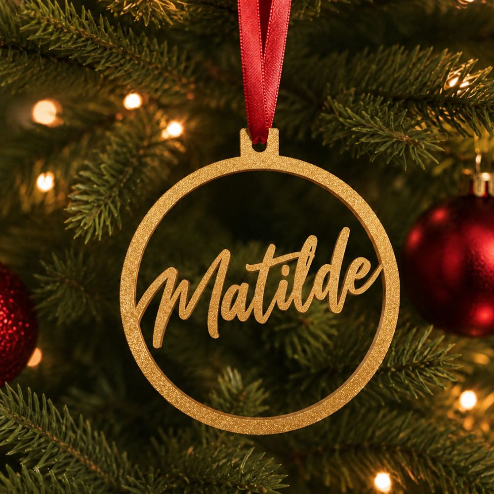 Pallina di Natale con Nome