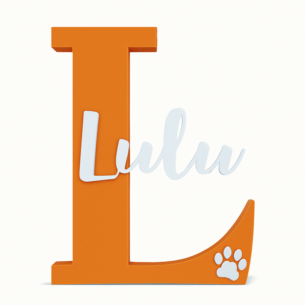 PetLetter - Lettera decorativa per Cane o Gatto