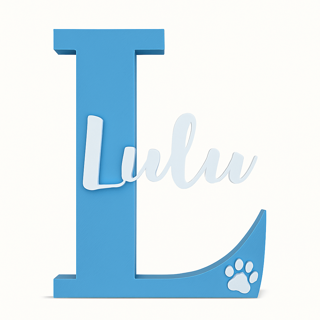 PetLetter - Lettera decorativa per Cane o Gatto
