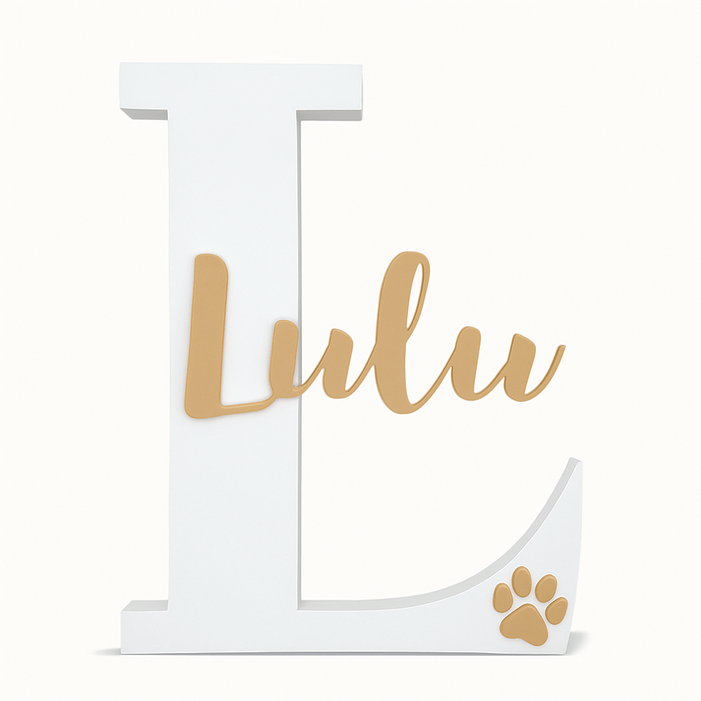 PetLetter - Lettera decorativa per Cane o Gatto
