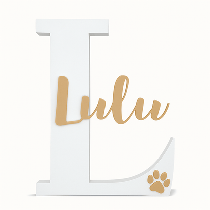 PetLetter - Lettera decorativa per Cane o Gatto
