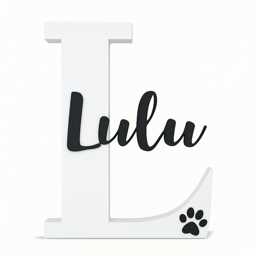PetLetter - Lettera decorativa per Cane o Gatto