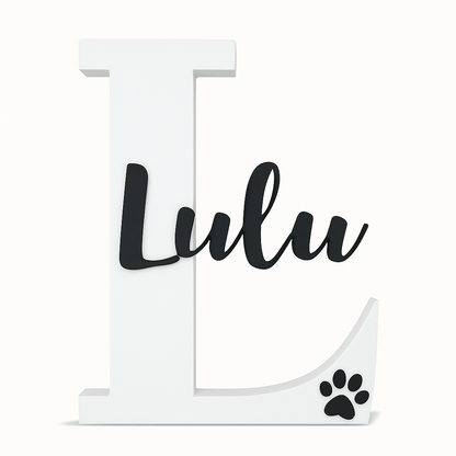 PetLetter - Lettera decorativa per Cane o Gatto