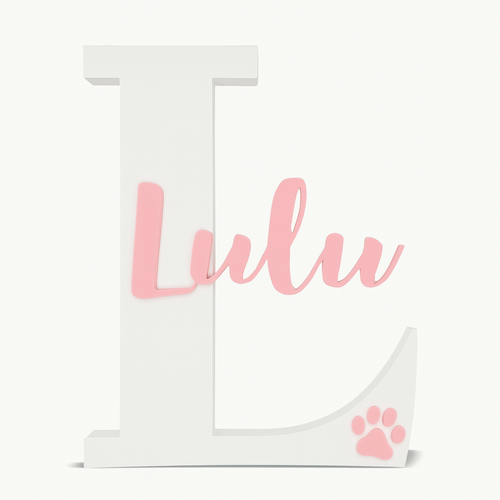 PetLetter - Lettera decorativa per Cane o Gatto