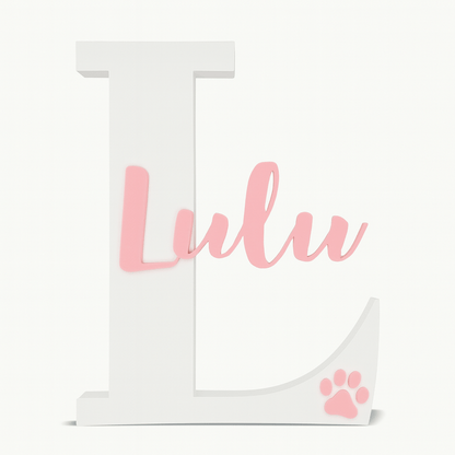 PetLetter - Lettera decorativa per Cane o Gatto