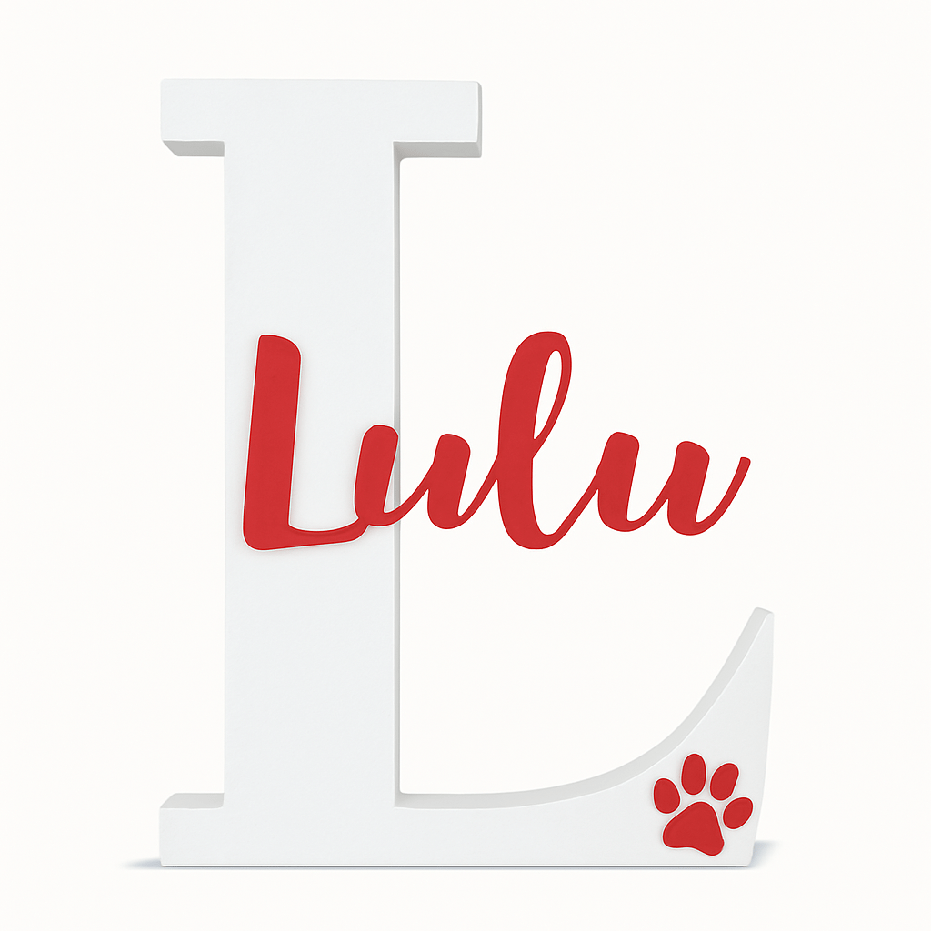 PetLetter - Lettera decorativa per Cane o Gatto