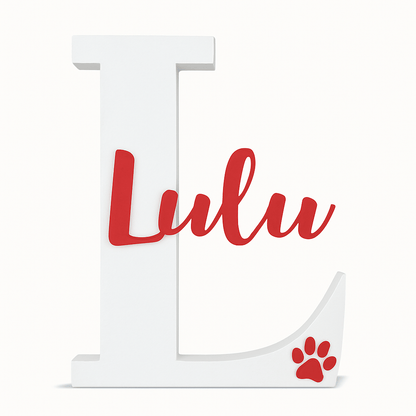 PetLetter - Lettera decorativa per Cane o Gatto