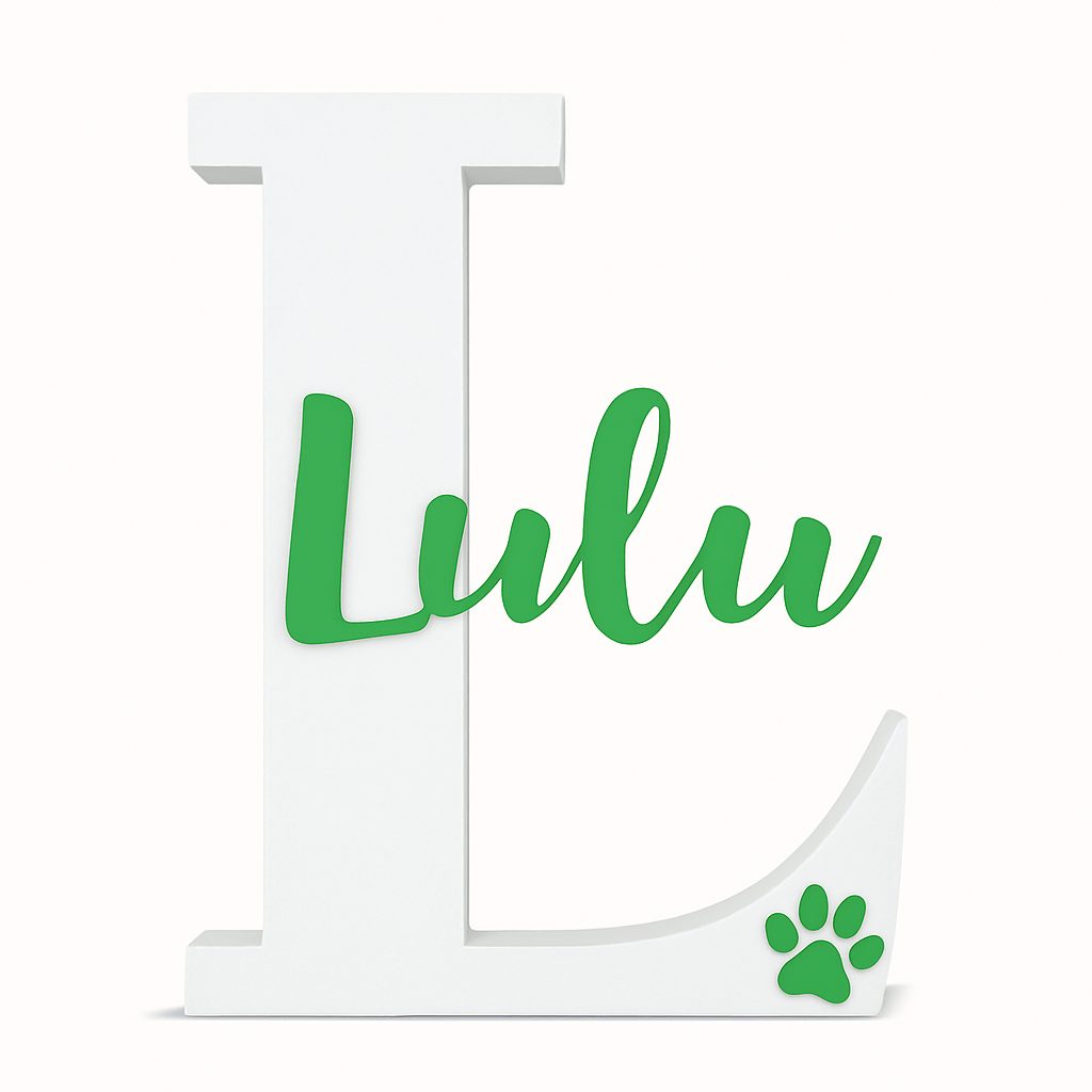 PetLetter - Lettera decorativa per Cane o Gatto