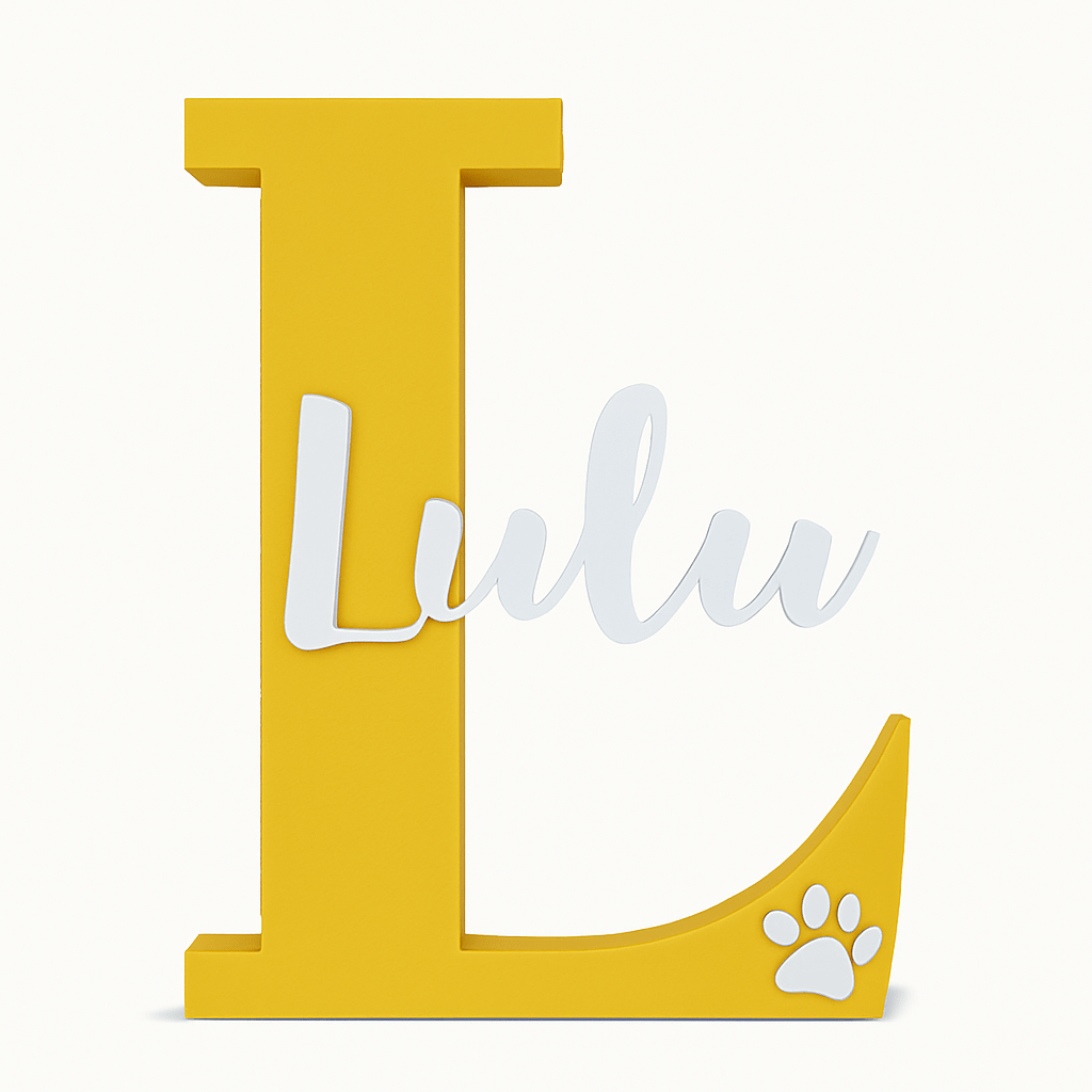 PetLetter - Lettera decorativa per Cane o Gatto