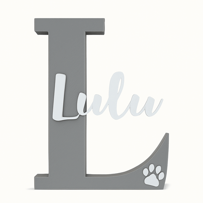 PetLetter - Lettera decorativa per Cane o Gatto