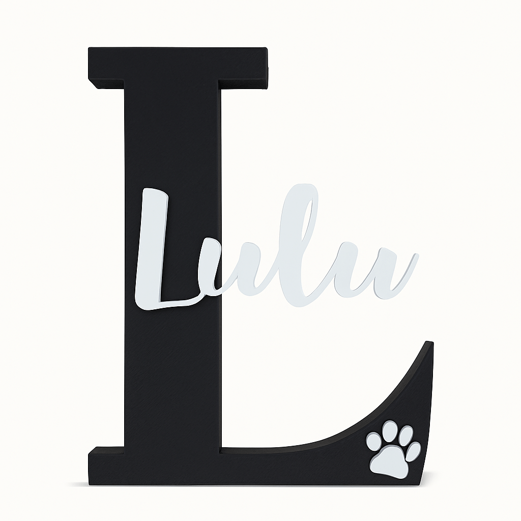 PetLetter - Lettera decorativa per Cane o Gatto