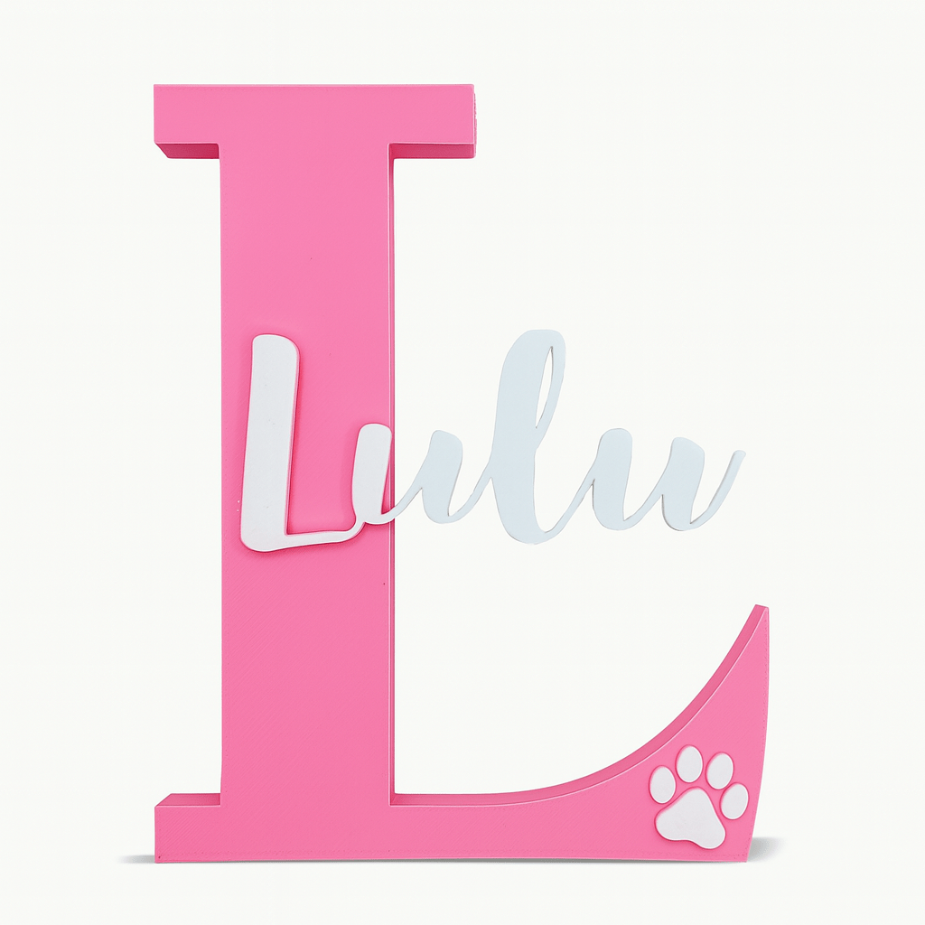 PetLetter - Lettera decorativa per Cane o Gatto
