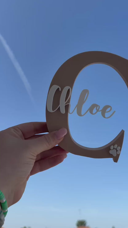 PetLetter - Lettera decorativa per Cane o Gatto