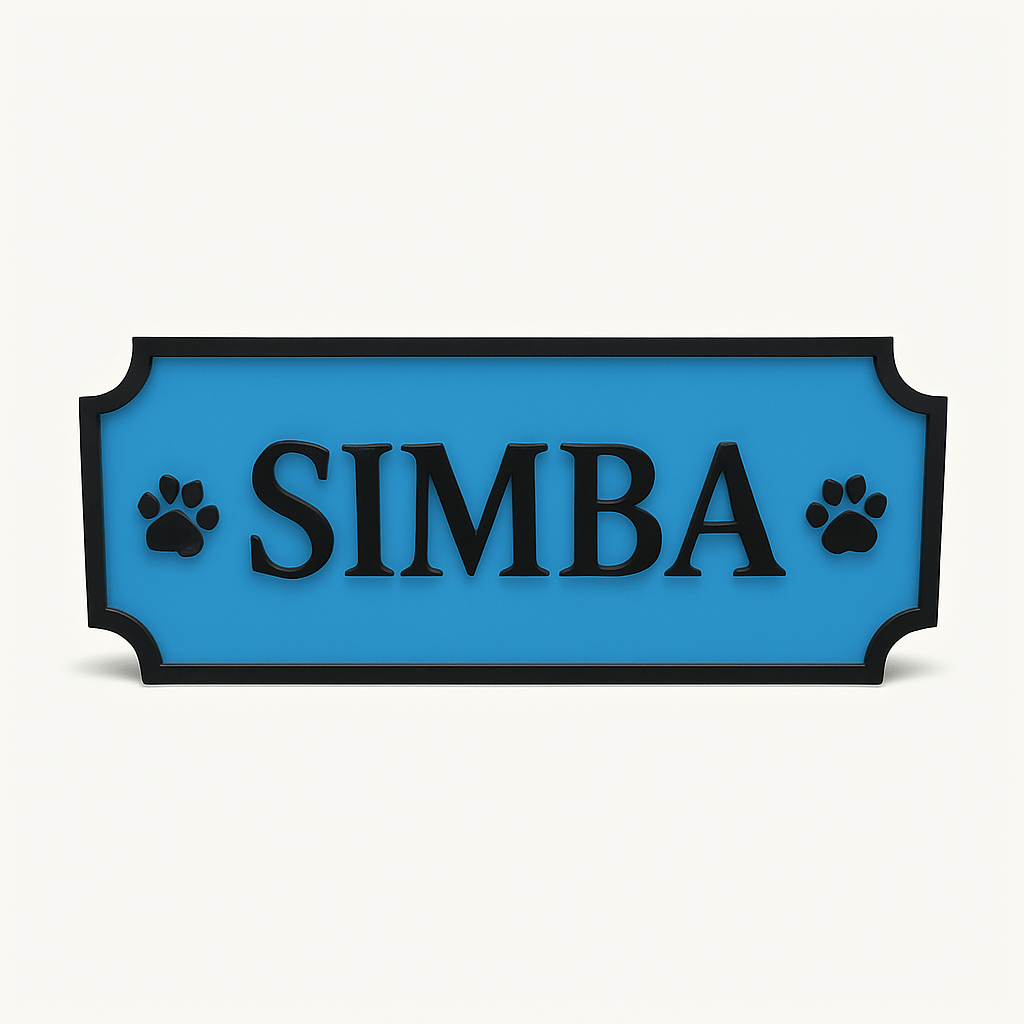Targhetta Personalizzata Cane e Gatto