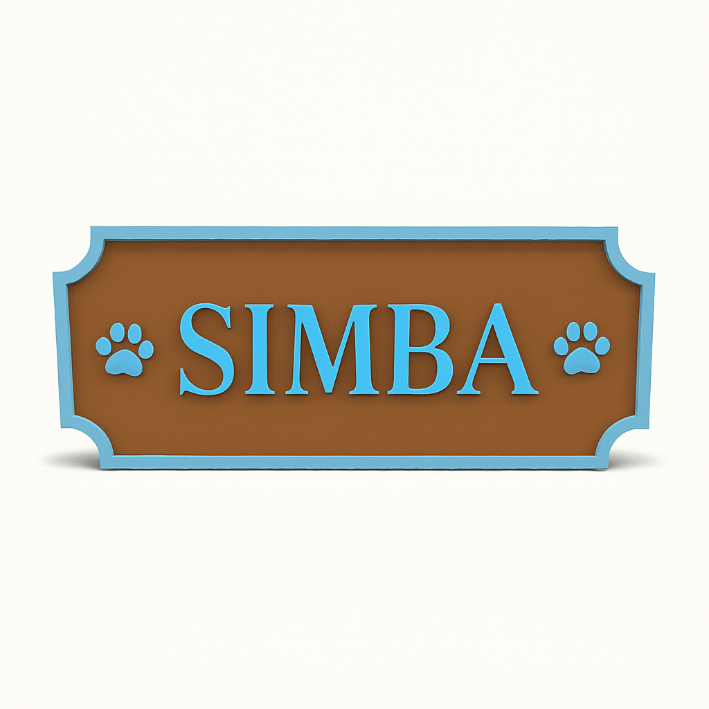Targhetta Personalizzata Cane e Gatto