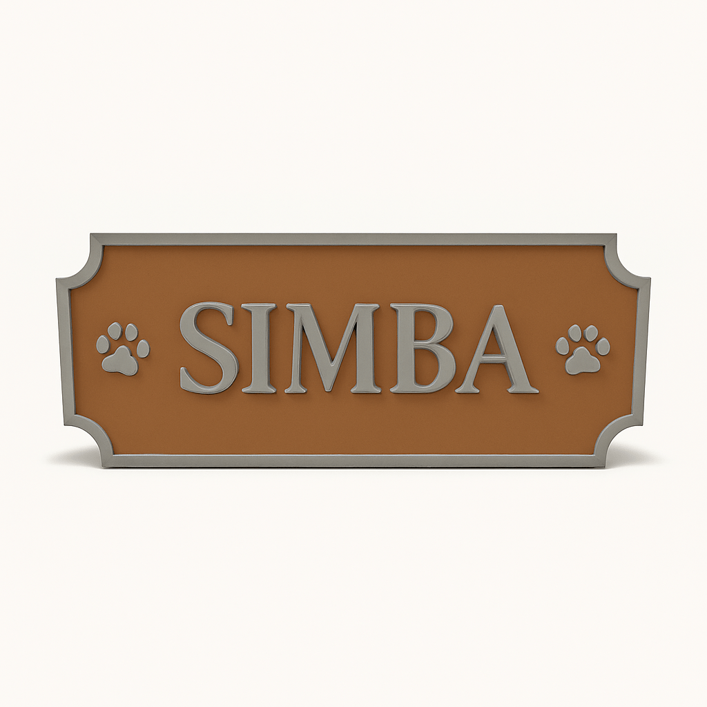 Targhetta Personalizzata Cane e Gatto