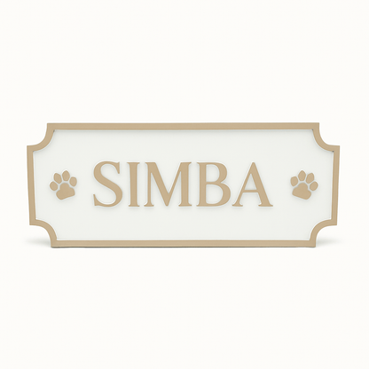 Targhetta Personalizzata Cane e Gatto