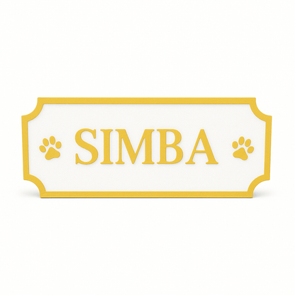 Targhetta Personalizzata Cane e Gatto