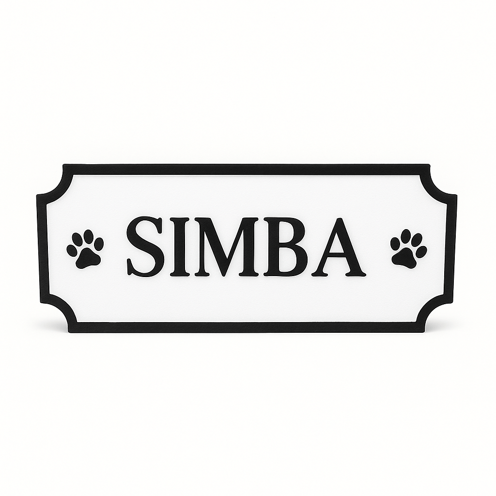 Targhetta Personalizzata Cane e Gatto