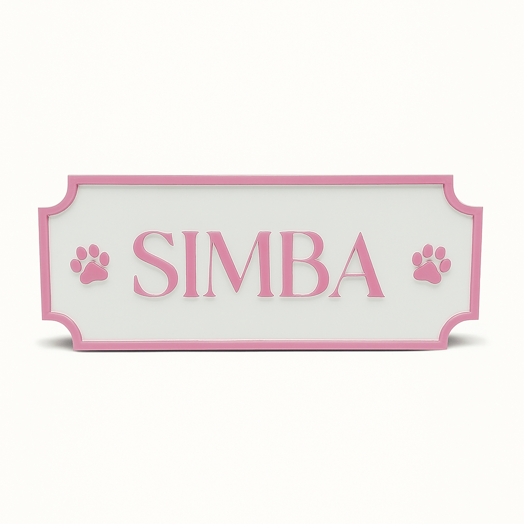 Targhetta Personalizzata Cane e Gatto