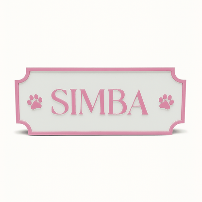 Targhetta Personalizzata Cane e Gatto