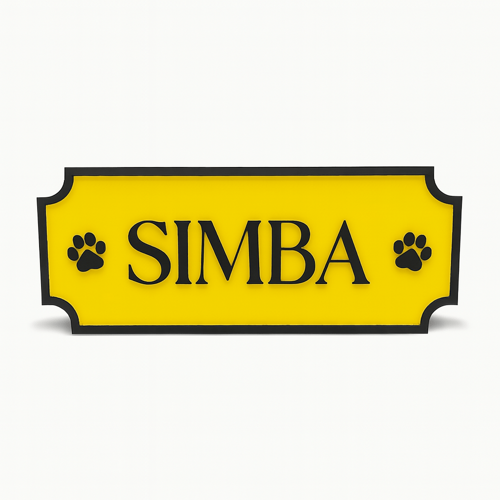 Targhetta Personalizzata Cane e Gatto