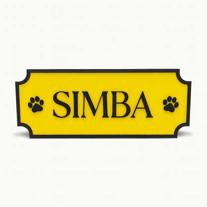 Targhetta Personalizzata Cane e Gatto