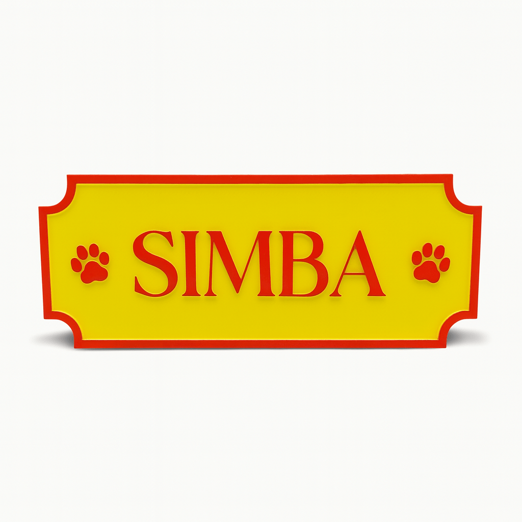 Targhetta Personalizzata Cane e Gatto