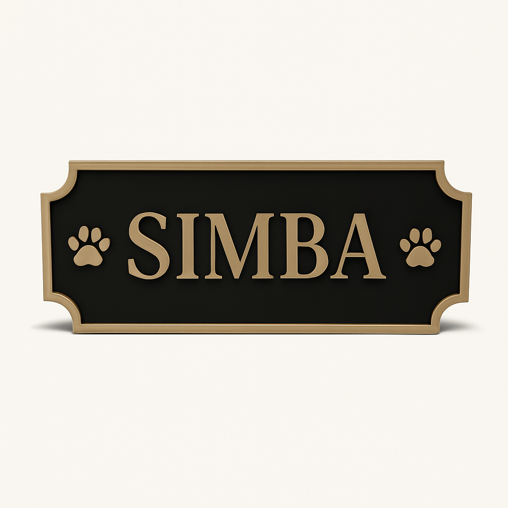 Targhetta Personalizzata Cane e Gatto