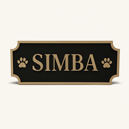 Targhetta Personalizzata Cane e Gatto