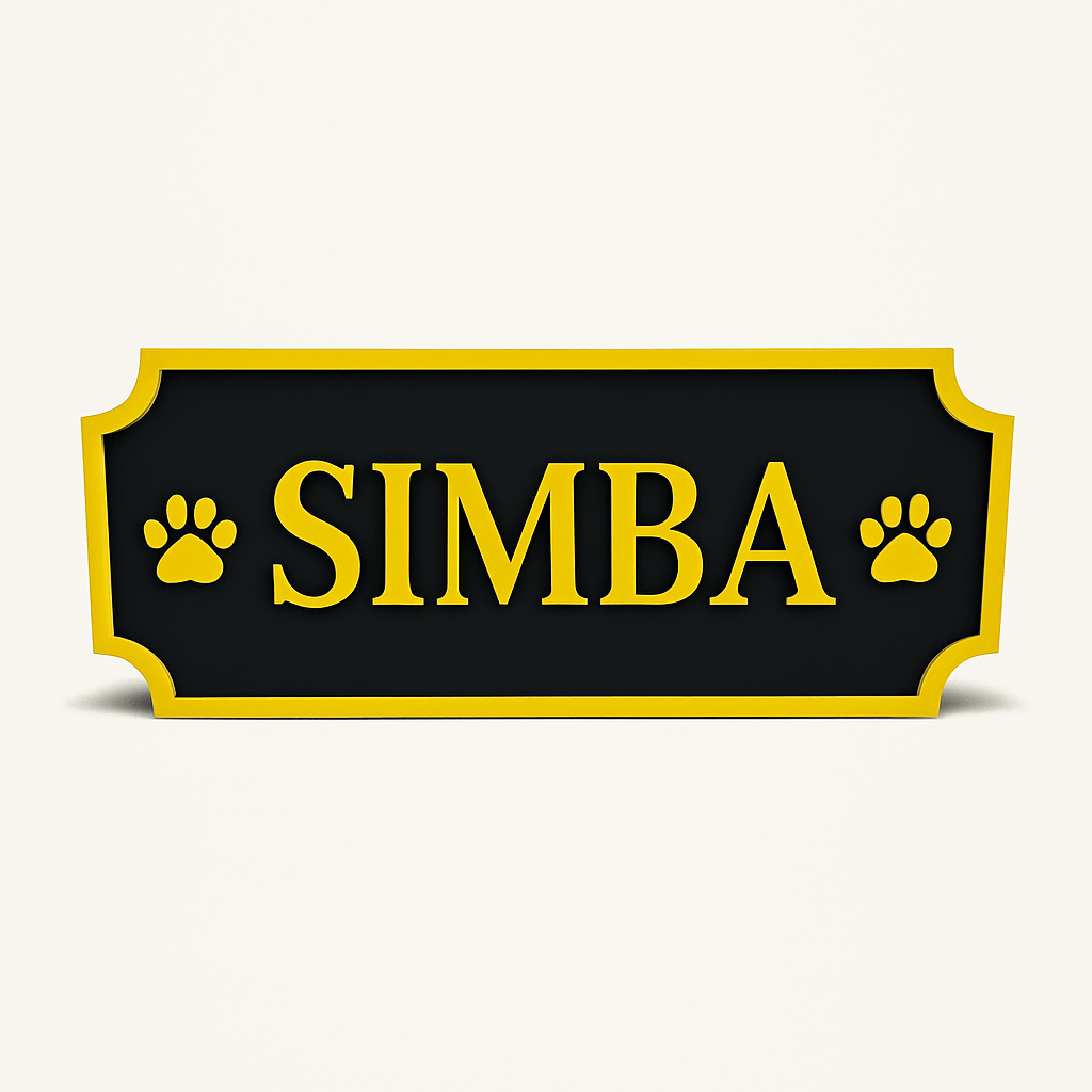 Targhetta Personalizzata Cane e Gatto