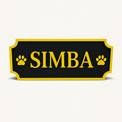 Targhetta Personalizzata Cane e Gatto