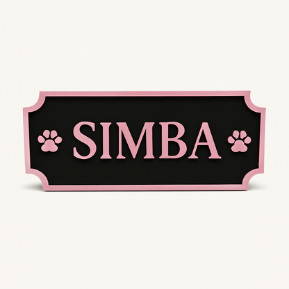 Targhetta Personalizzata Cane e Gatto