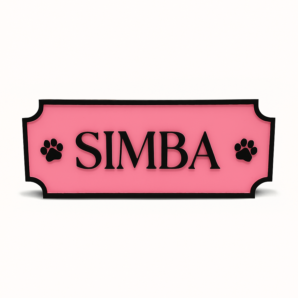Targhetta Personalizzata Cane e Gatto