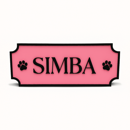 Targhetta Personalizzata Cane e Gatto