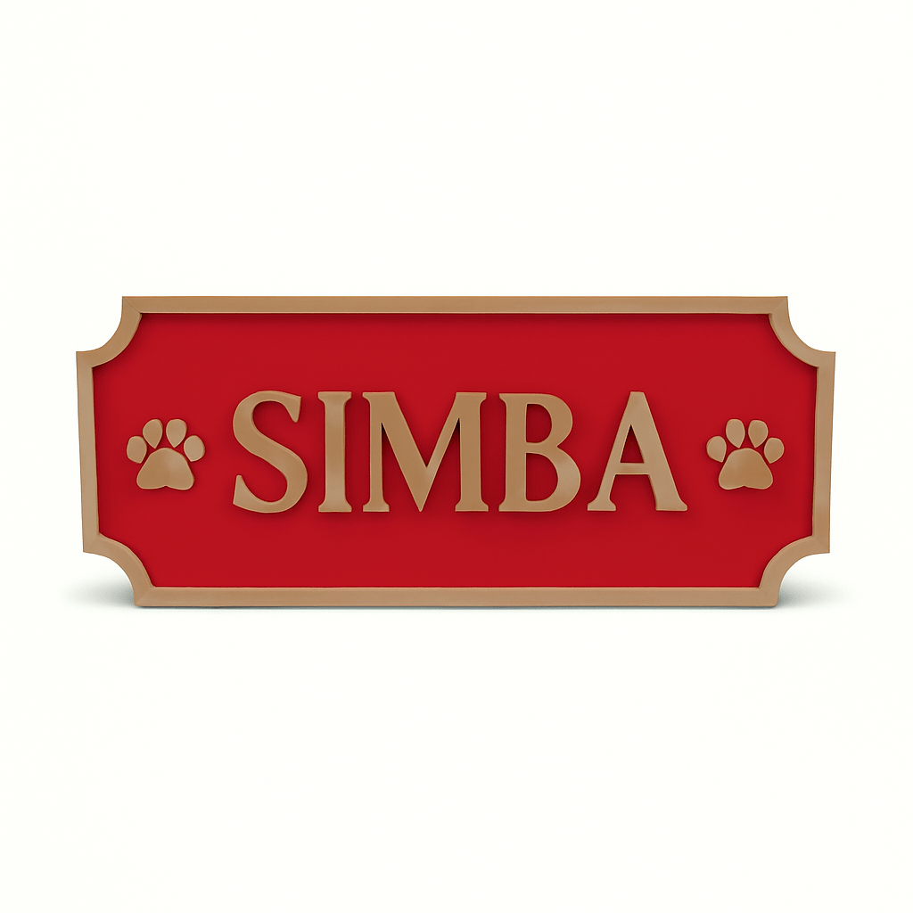 Targhetta Personalizzata Cane e Gatto