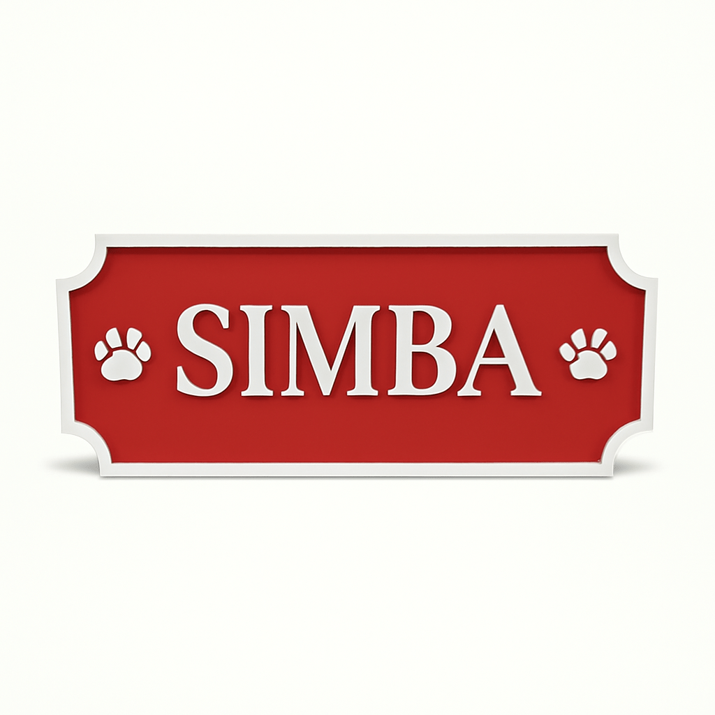 Targhetta Personalizzata Cane e Gatto