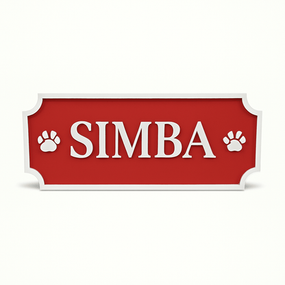 Targhetta Personalizzata Cane e Gatto