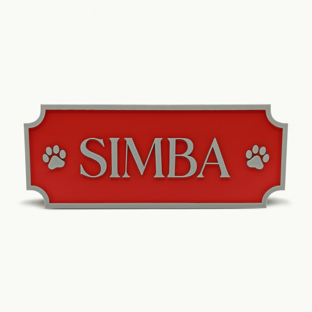 Targhetta Personalizzata Cane e Gatto