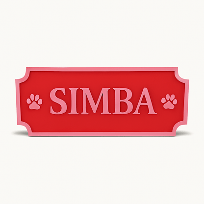 Targhetta Personalizzata Cane e Gatto
