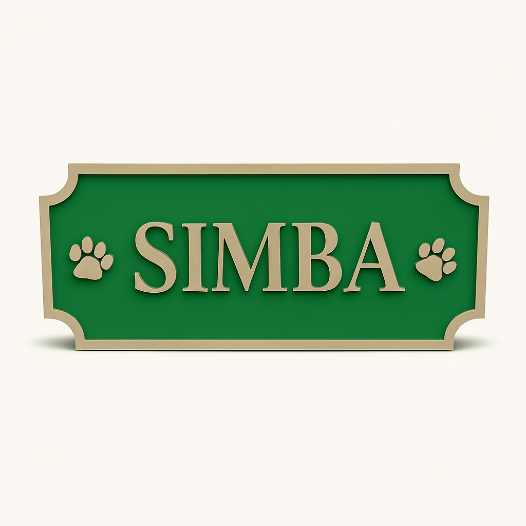 Targhetta Personalizzata Cane e Gatto