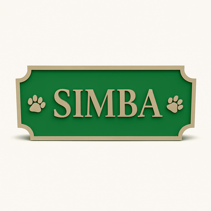 Targhetta Personalizzata Cane e Gatto