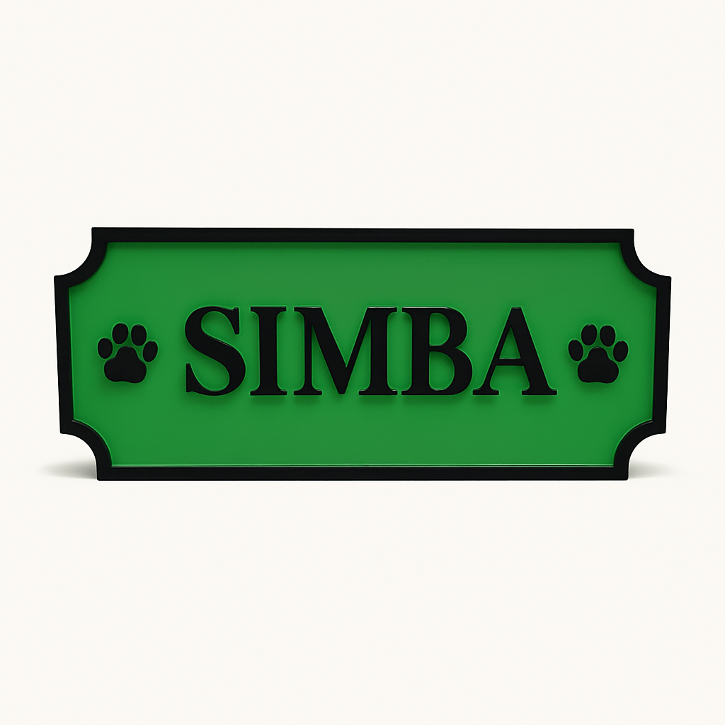 Targhetta Personalizzata Cane e Gatto